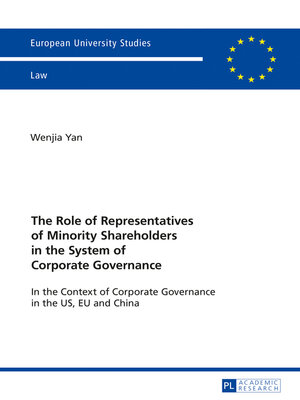 cover image of The Role of Representatives of Minority Shareholders in the System of Corporate Governance